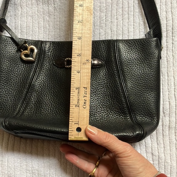 Brighton Black Bag with Red swirl Interior Lining & silver decorative accents - Picture 14 of 16